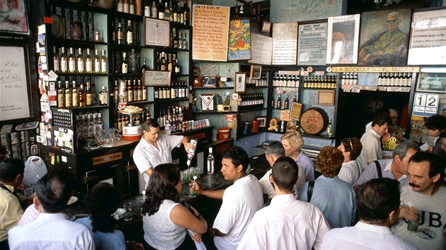 Havanský bar La Bodeguita del Medio