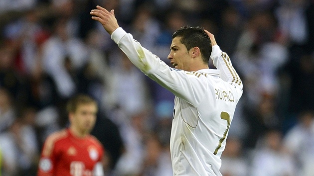 VEDEME. Cristiano Ronaldo slaví úvodní gól Realu Madrid.