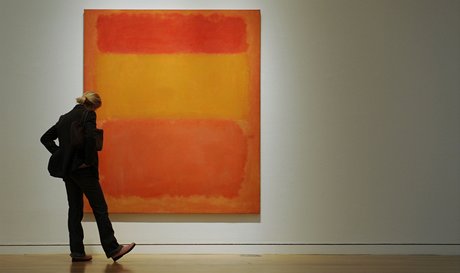 Mark Rothko - Orange, Red, Yellow (Oranová, ervená, lutá)