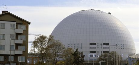 Hala Globen ve Stockholmu, djit jedn za dvou skupin hokejovho MS.