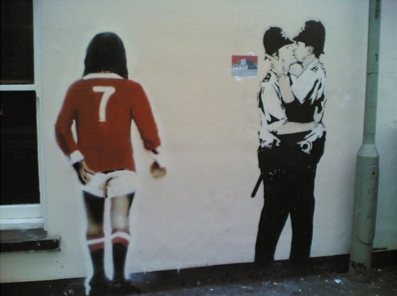 Banksyho graffiti porazilo i staré mistry.
