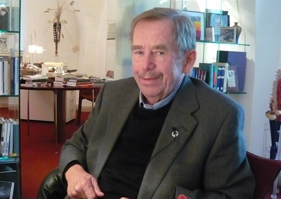Václav Havel v beznu 2010