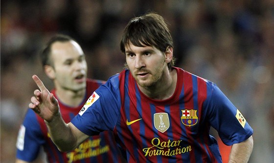 TRADINÍ STELEC. Barcelonský útoník Lionel Messi vytvoil nový stelecký