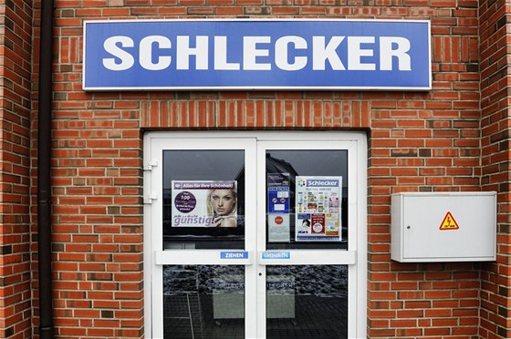 Zavená prodejna drogerie Schlecker v nmeckém Hamburku