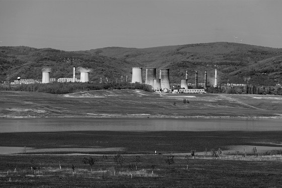 Povrchový důl ČSA na Mostecku. (2. května 2012, Most)