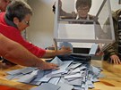 Volební komise ve mst Illkirch-Graffenstaden poblí trasburku zaíná se