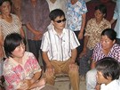 Slepý disident chen Kuang-cheng na archivním snímku (2. kvtna 2012)