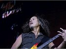 Kirk Hammett pi praském koncertu Metallicy