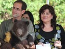 Kest medvdích dvojat Kuby a Tobyho v brnnské zoologické zahrad. (8. kvtna...