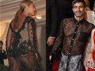Beyoncé a Marc Jacobs v newyorském Metropolitním muzeu (7. kvtna 2012)