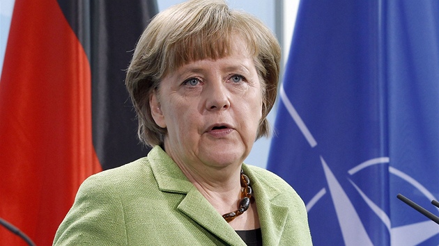 N�mecká kanclé�ka Angela Merkelová.