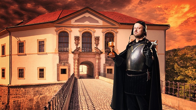 �erný rytí� na d��ínském zámku