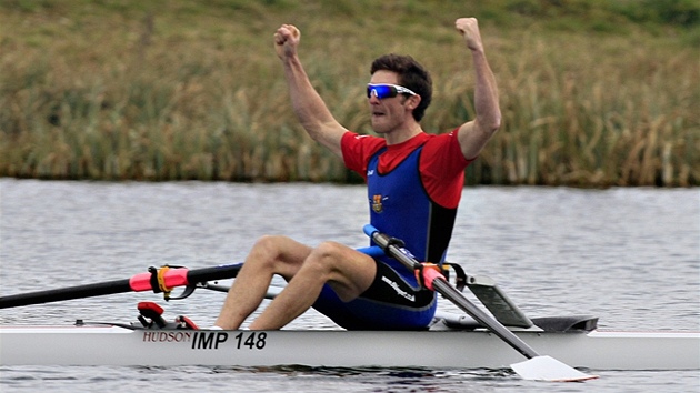 Britský vesla Adam Freeman-Pask.