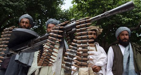 Písluníci afghánského hnutí Tálibán. Ilustraní foto