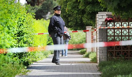 Policie vyetuje násilnou smrt v Rud nad Moravou, kde byl v místní restauraci nalezen mrtvý mu. Ilustraní snímek