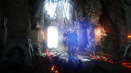 Obrázek z technologického dema Unreal Engine známého jako Elemental