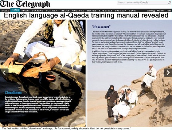 Evropským a americkým stoupencm al-Káidy má v lepí aklimatizaci pomoci speciální píruka.