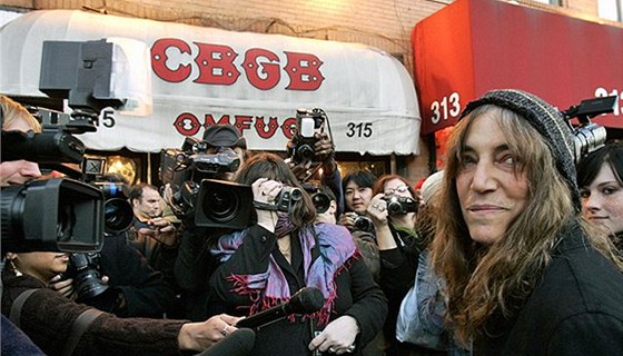 CBGB's - Patti Smith - koncert na rozlouenou se slavným klubem CBGB's v New