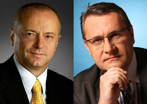 Spoluzakladatelé projektu i firmy IZIP, politici Miroslav Ouzký (vlevo) a Milan Cabrnoch.