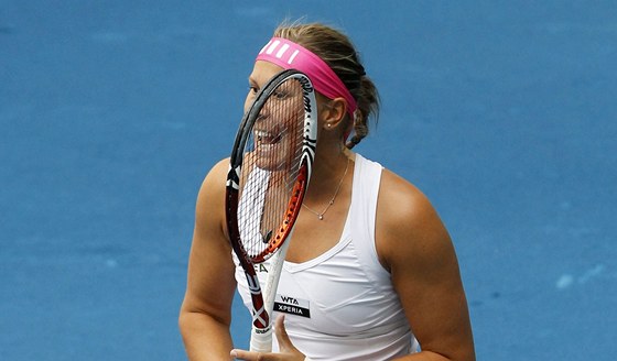 POZOR NA M! Lucie Hradecká si v Madridu zahrála v semifinále.