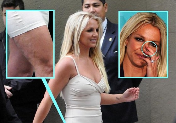 Britney Spears pedvedla celulitidu a zniené nehty.