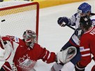 GÓL. Slováci zaskoili ve tvrtfinále hokejového mistrovství svta Kanadu