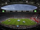 finále fotbalové Ligy mistr v mnichovské Allianz Arén