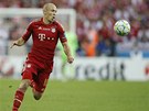 Arjen Robben z Bayernu Mnichov ve finále fotbalové Ligy mistr