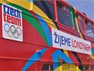 K propagaci olympiády vznikl i speciální autobus.