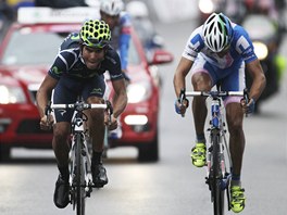 TSN. esk cyklista Jan Brta (vpravo) obsadil ve 14. etap Gira dItalia