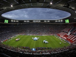 finále fotbalové Ligy mistrů v mnichovské Allianz Aréně