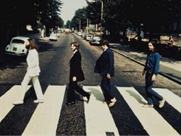 Beatles na pechodu Abbey Road v opanm smru