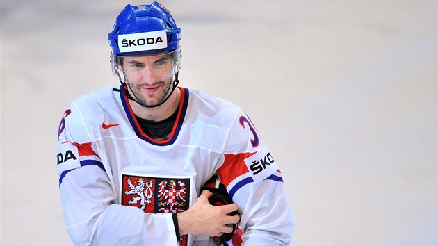 NEČEKANÝ KANONÝR. Hokejový obránce Petr Čáslava dal na mistrovství světa Itálii