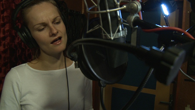 Z natá�ení alba Blázinec (Iva Pazderková)