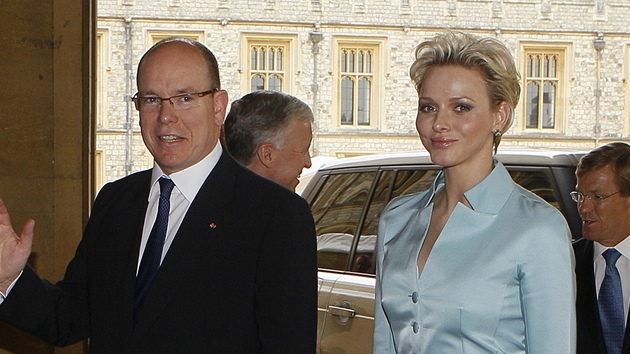 Monacký kníže Albert II. a jeho manželka Charlene