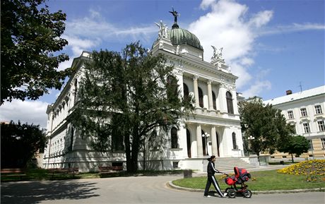 Budova Slezského zemského muzea v Opav.