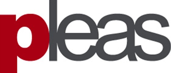 Logo textilního výrobce Pleas