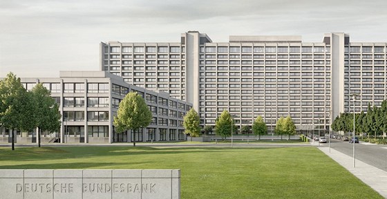 Budova nmecké centrální banky Deutsche Bundesbank