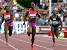 Jamajská sprinterka Veronica Campbell-Brownová vítzí na trati 200 metr pi...