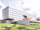 Vizualizace nových budov v univerzitním kampusu v Ústí nad Labem