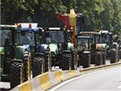 (ilustraní snímek) - traktor, protest, zemdlci, brusel