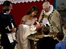 Dánský princ Joachim a jeho manželka Marie nechali pokřtít svoji dceru. Dostala...