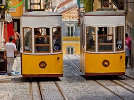 Lanovka Bica v Lisabonu byla pro veejnost otevena v roce 1892, o 110 let...
