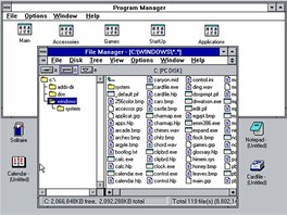 Windows 3 z roku 1990 picházejí s výrazn lepím výkonem, grafikou s 16...