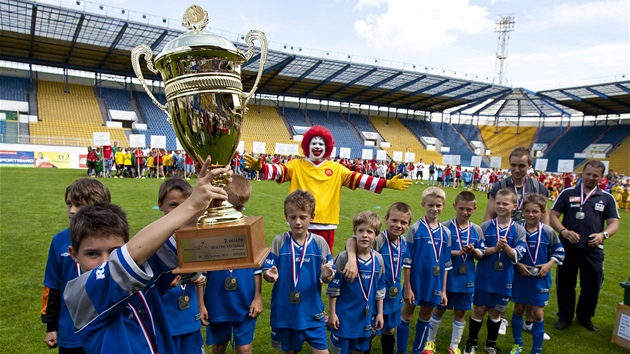 Mladí fotbalisté ze základní koly Vrchlického v Libereci skonili na turnaji