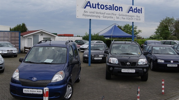 Nmecký autobazar ve Wegbergu