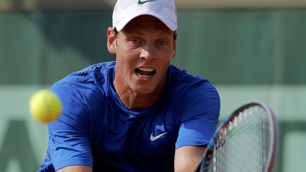 SUVERÉNN. Tomá Berdych neztratil v úvodním kole Roland Garros s Izraelcem