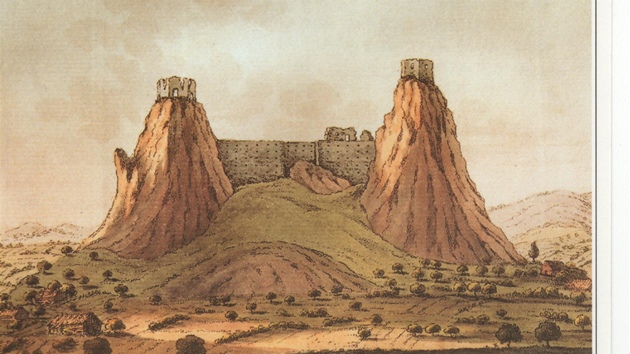 Historická podoba hradu Trosky