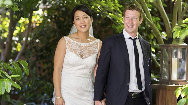 Priscilla Chanová a Mark Zuckerberg se vzali v sobotu 19. května 2012.