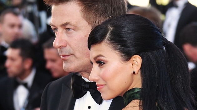 Alec Baldwin a Hilaria Thomasová (Cannes 2012)
